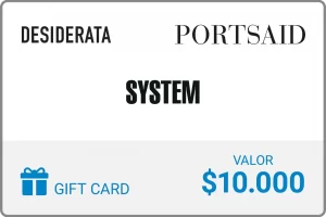 Gift Card Desiderata/Portsaid/System